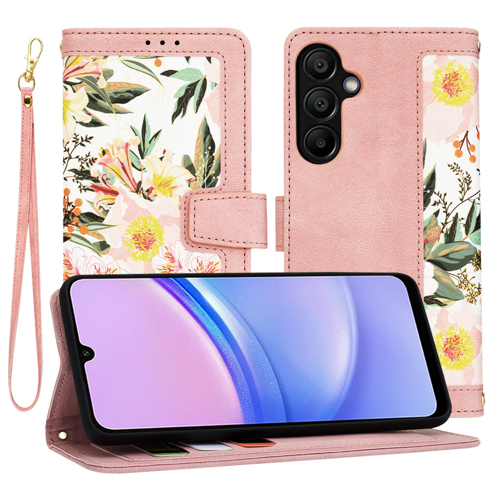 Θήκη για Samsung Galaxy A15 5G A156 / A15 A155, Techsuit, FlipCraft, Ροζ