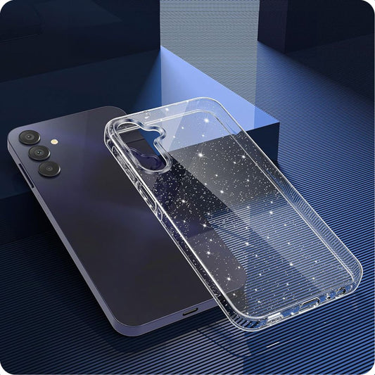 Θήκη για Samsung Galaxy A15 5G A156 / A15 A155, Techsuit, SparkleSkin, Διαφανής