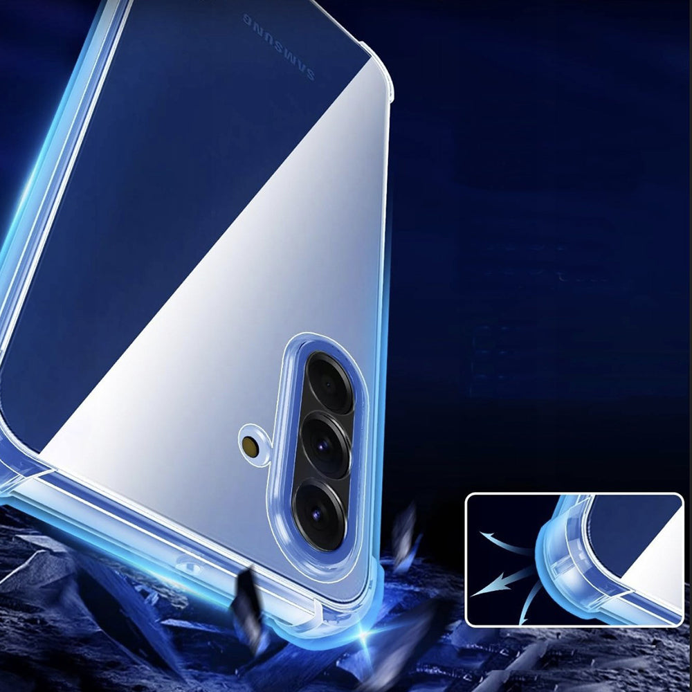 Θήκη για Samsung Galaxy A17 5G, Techsuit, Ανθεκτική σε Κρούσεις Διαφανής, Διάφανη