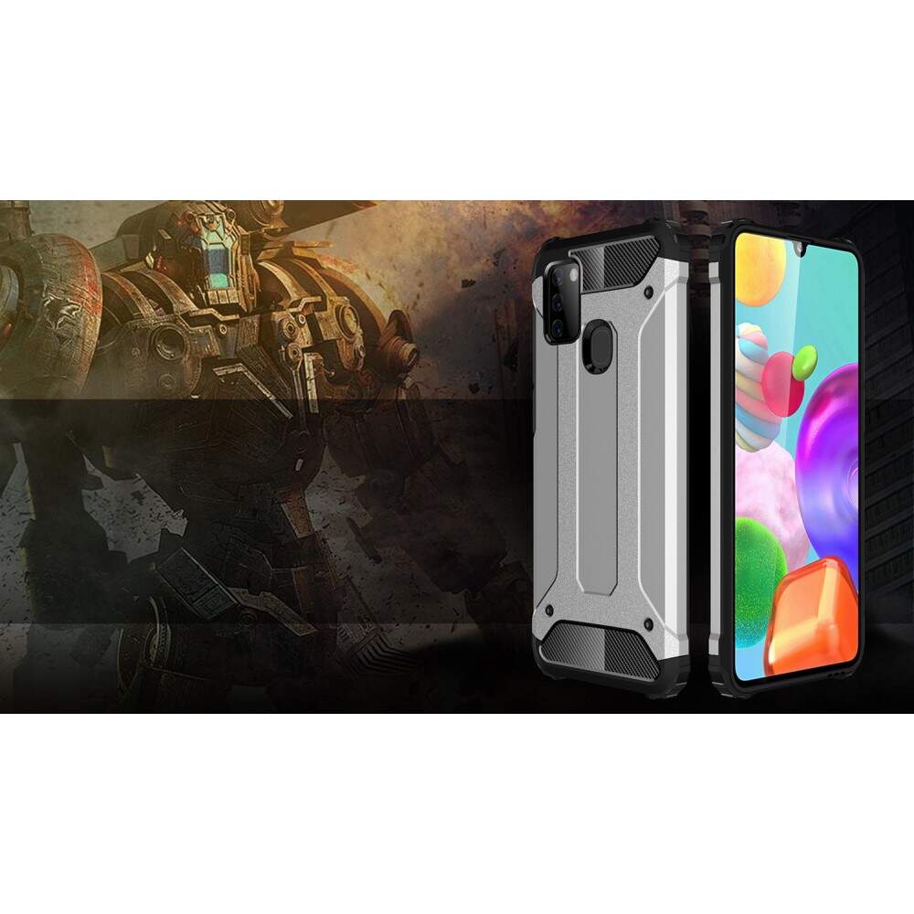 Θήκη για Samsung Galaxy A21s A217, Techsuit, Hybrid Armor, Μαύρη