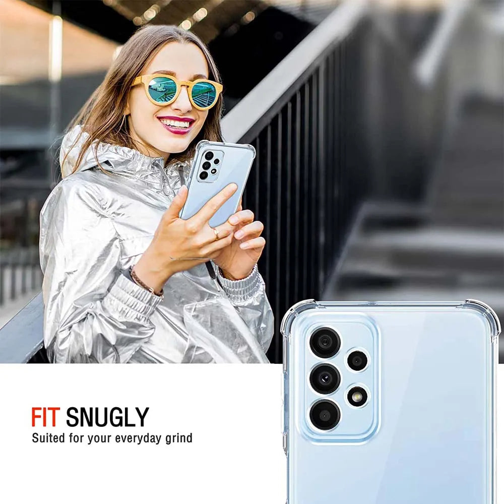 Θήκη για Samsung Galaxy A23 5G A236 / A23 A235, Techsuit, Ανθεκτική σε Κρούσεις Διαφανής, Διάφανη