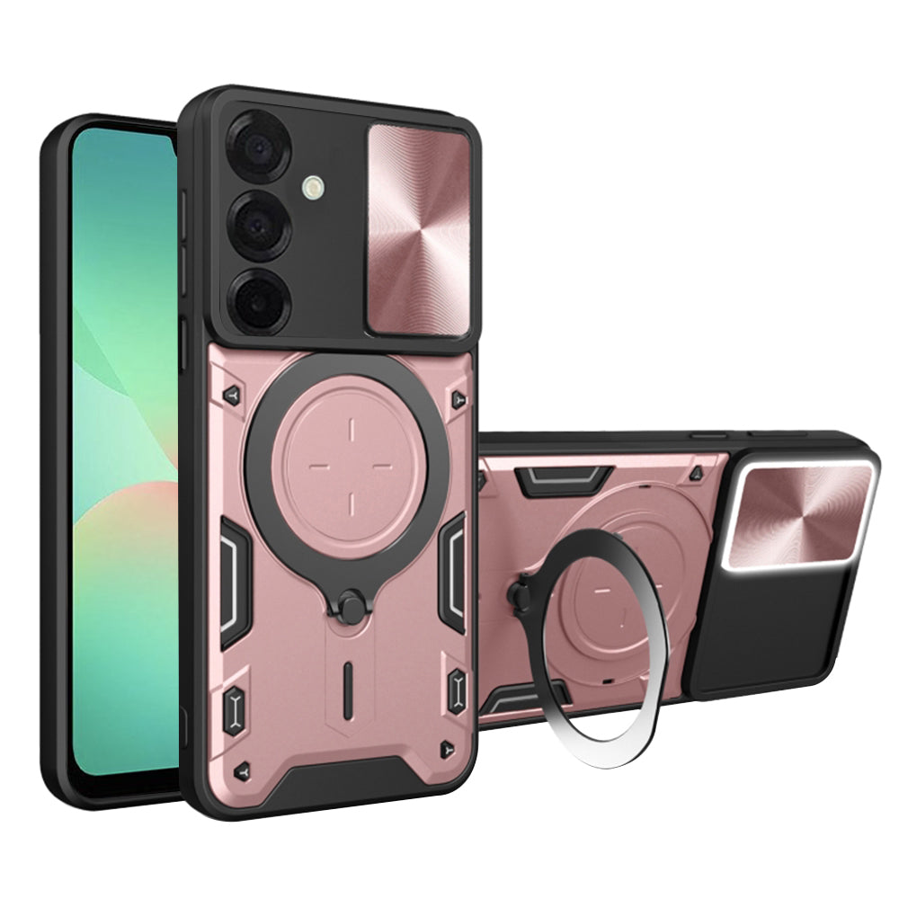 Θήκη για Samsung Galaxy A26 A266, Techsuit, CamGuard Pro, Ροζ Χρυσό