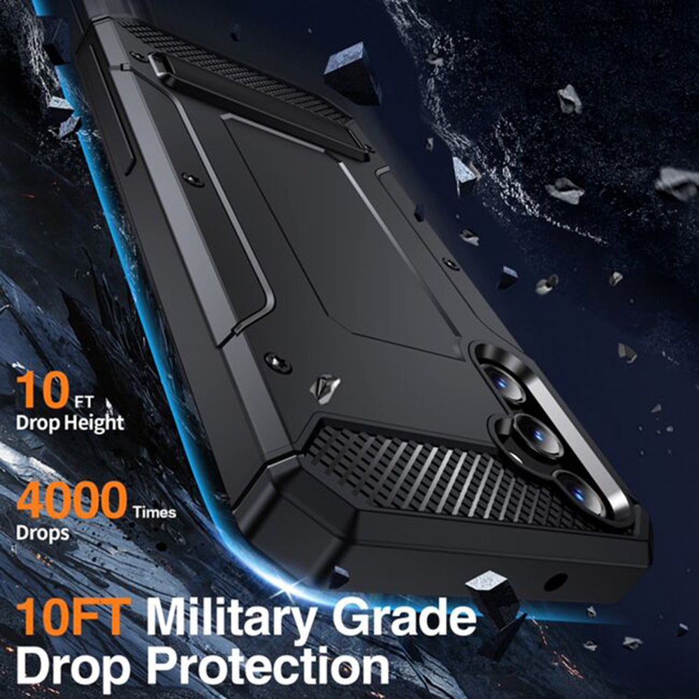 Θήκη για Samsung Galaxy A26 A266, Techsuit, Hybrid Armor, Μαύρο