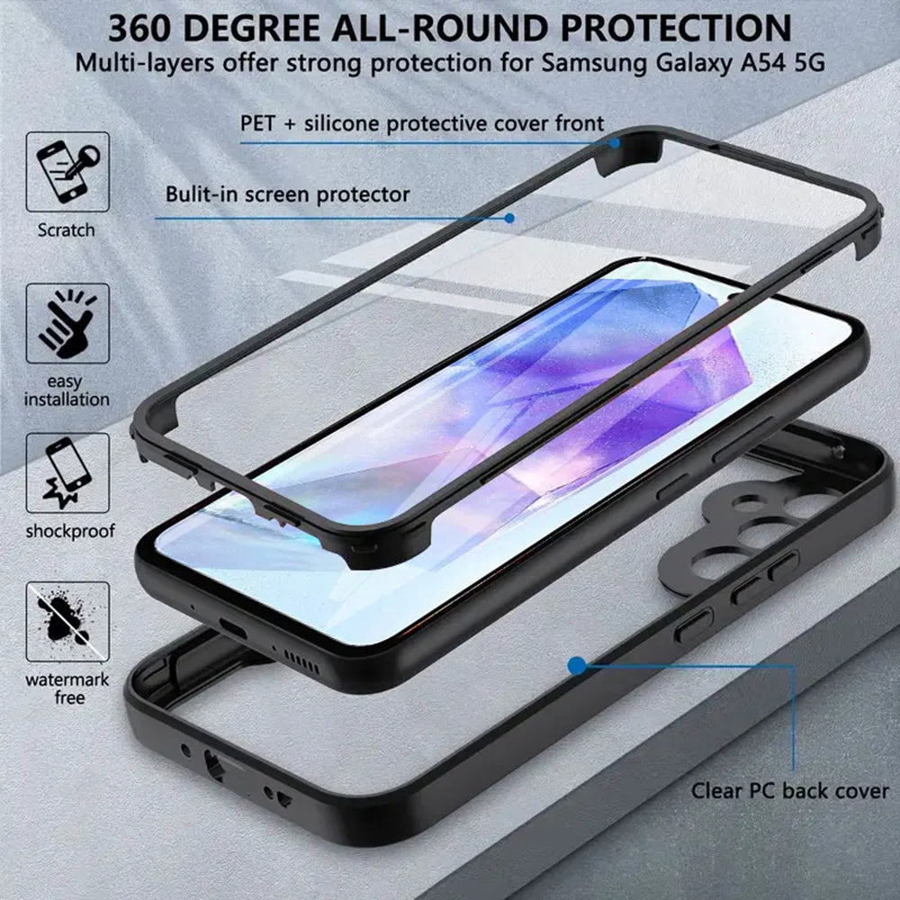 Θήκη για Samsung Galaxy A35 5G A356, Techsuit, ColorVerse 360, Ροζ