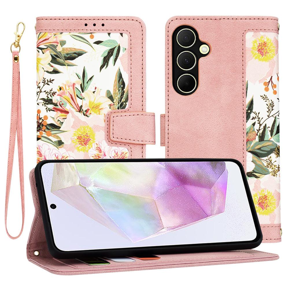 Θήκη για Samsung Galaxy A35 5G A356, Techsuit, FlipCraft, Ροζ