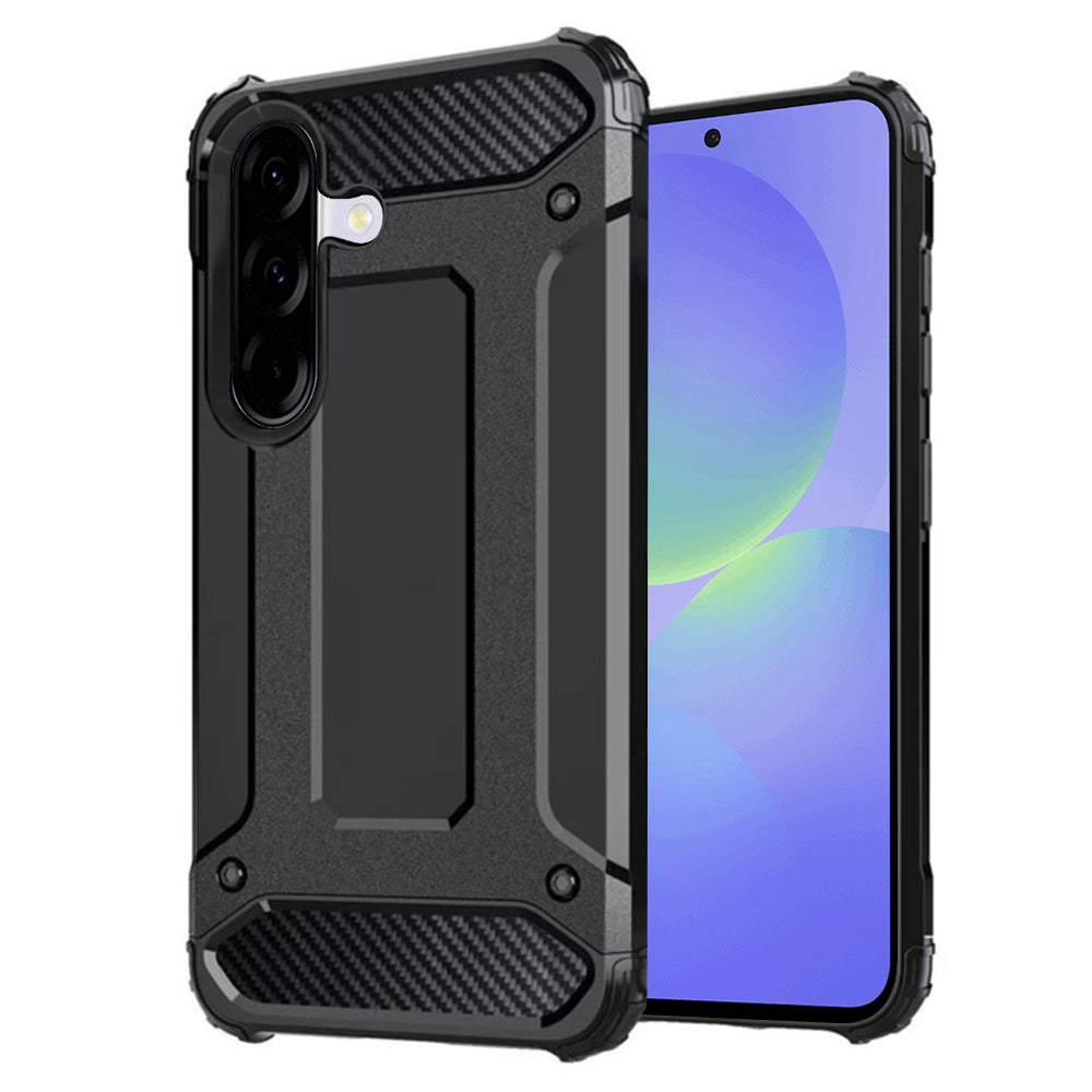 Θήκη για Samsung Galaxy A36 A366, Techsuit, Hybrid Armor, Μαύρη
