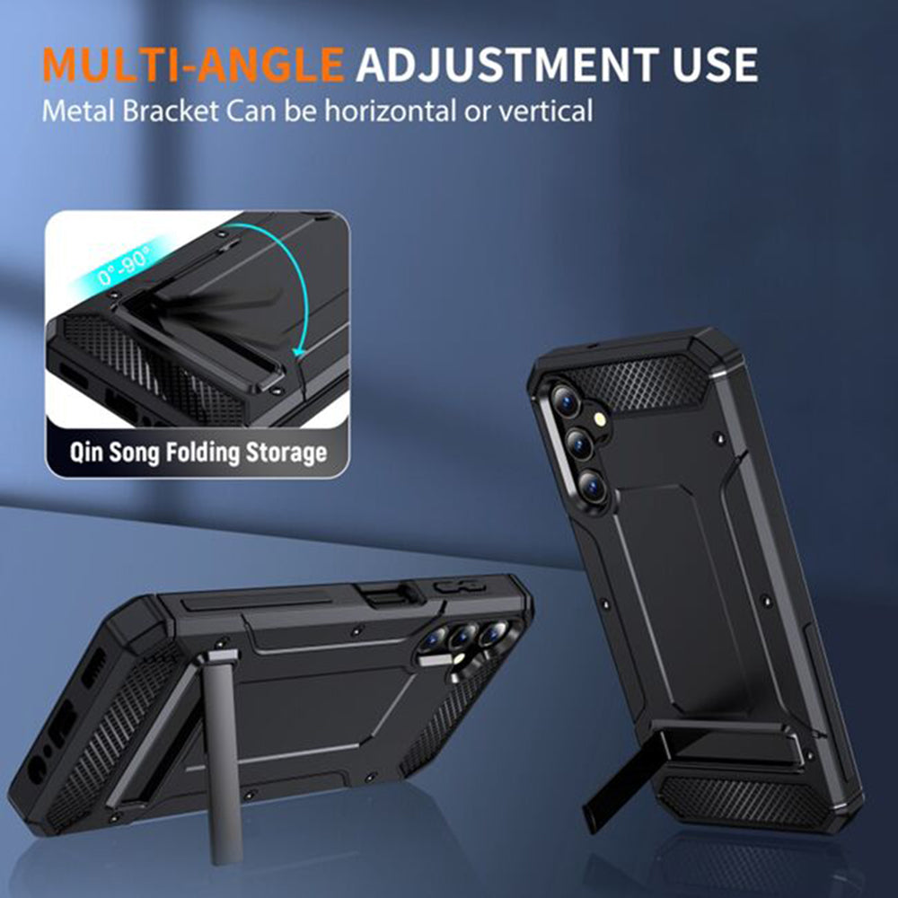 Θήκη για Samsung Galaxy A36 A366, Techsuit, Hybrid Armor, Μαύρη