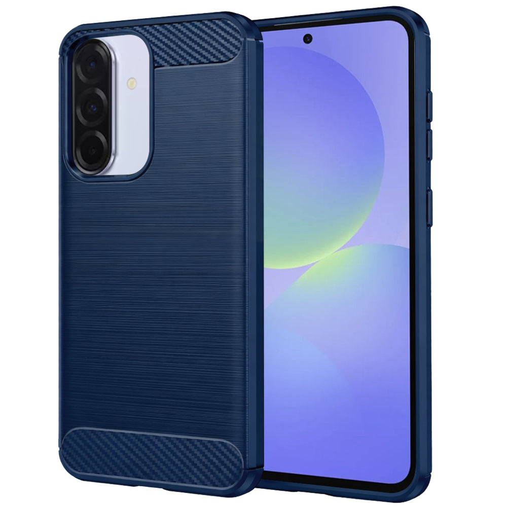 Θήκη για Samsung Galaxy A37 5G, Techsuit, Καρμπόν, Μπλε