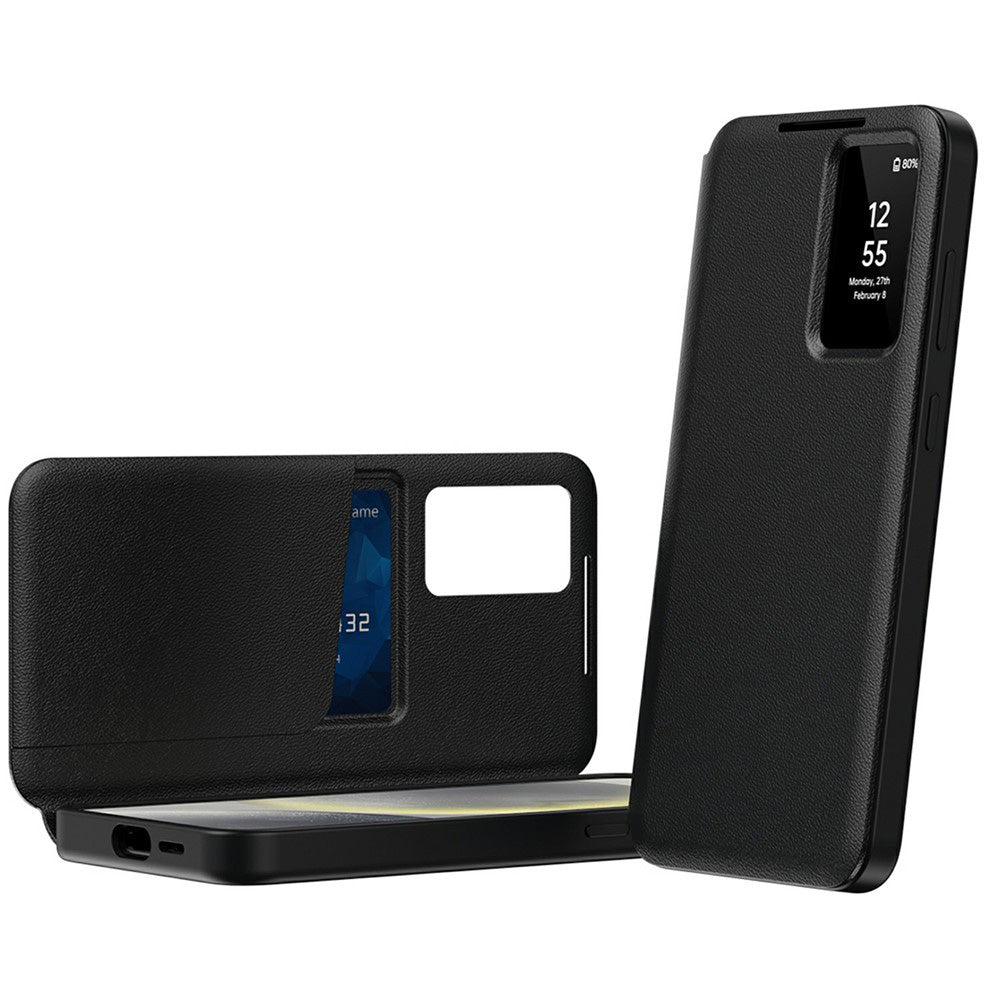 Θήκη για Samsung Galaxy A37 5G, Techsuit, SmartView, Μαύρη
