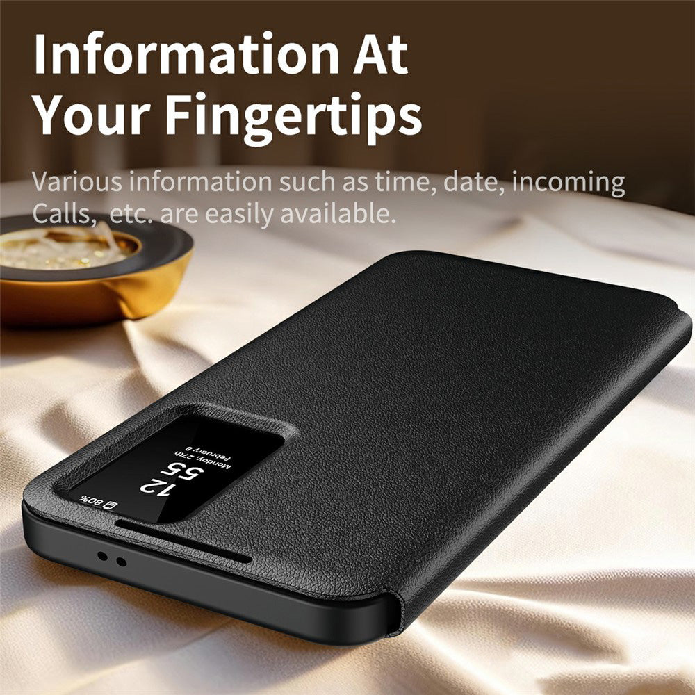 Θήκη για Samsung Galaxy A37 5G, Techsuit, SmartView, Μαύρη