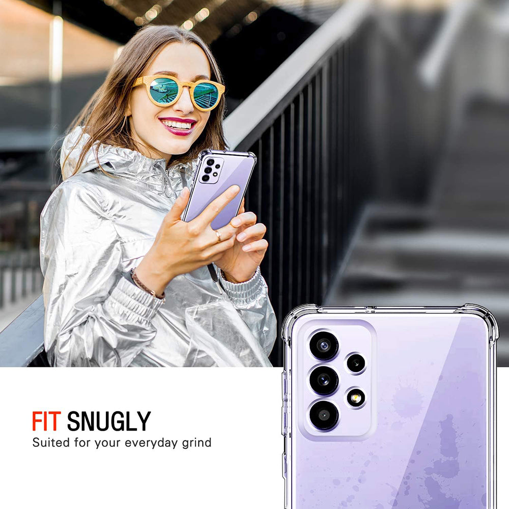 Θήκη για Samsung Galaxy A52s 5G A528 / A52 5G A526 / A52 A525, Techsuit, Ανθεκτική σε Κρούσεις Διαφανής, Διαφάνεια