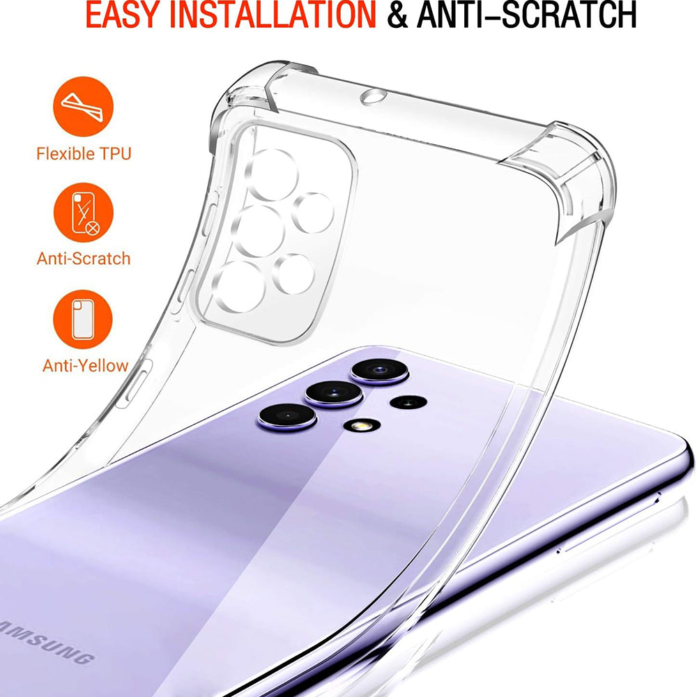 Θήκη για Samsung Galaxy A52s 5G A528 / A52 5G A526 / A52 A525, Techsuit, Ανθεκτική σε Κρούσεις Διαφανής, Διαφάνεια