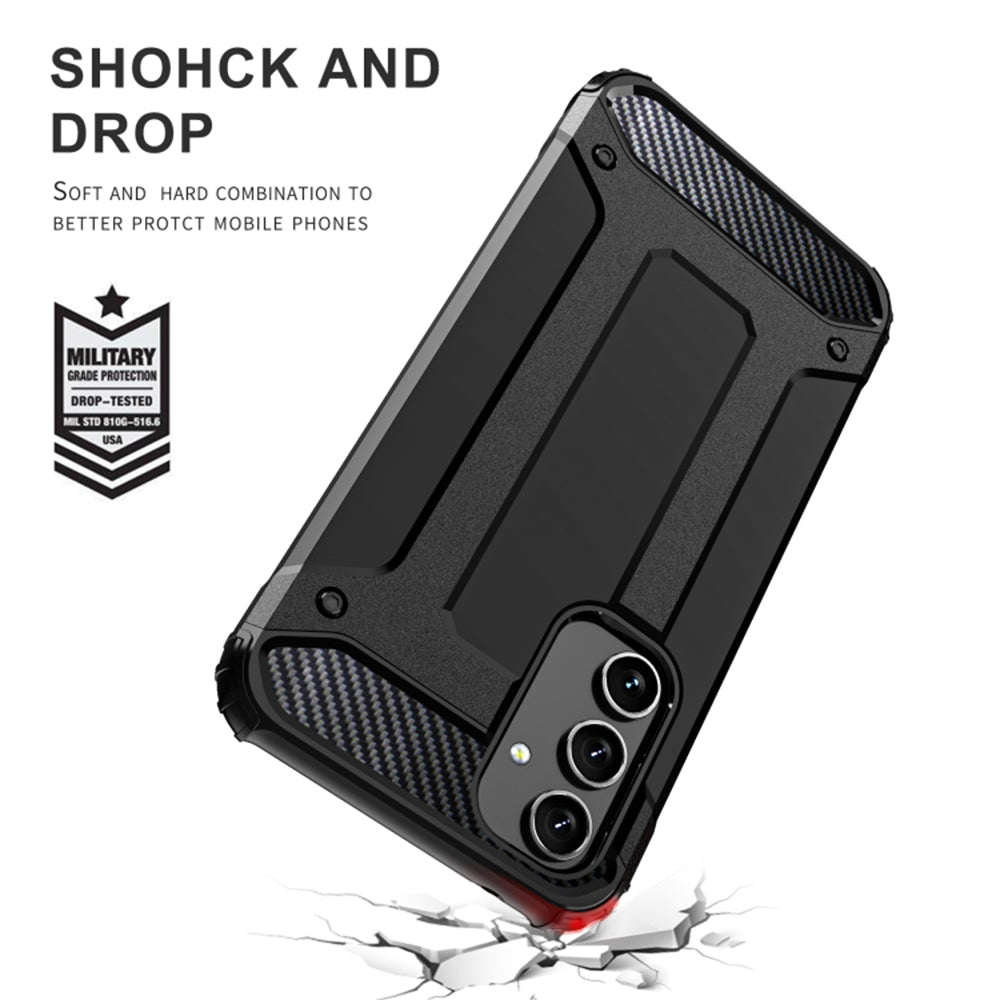 Θήκη για Samsung Galaxy A54 A546, Techsuit, Hybrid Armor, Μαύρη