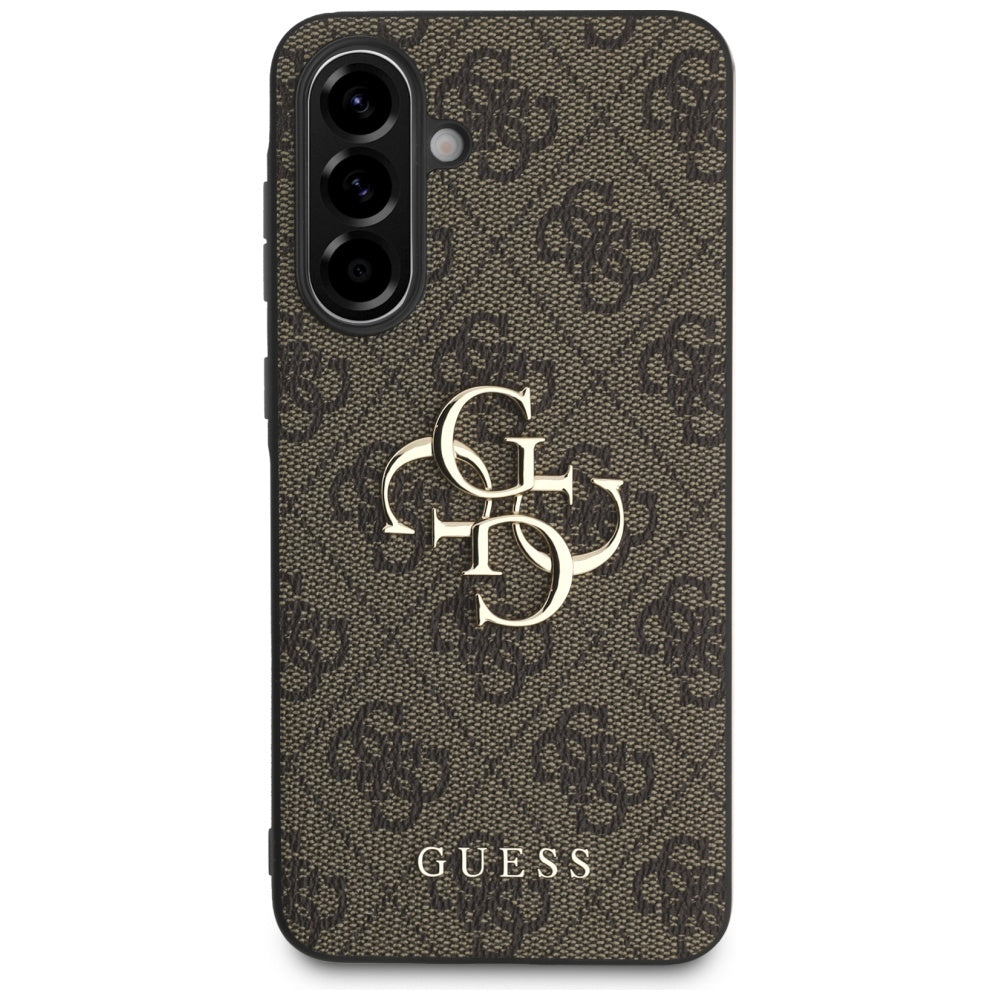 Θήκη για Samsung Galaxy A56 A566, Guess, 4G Big Logo, Καφέ