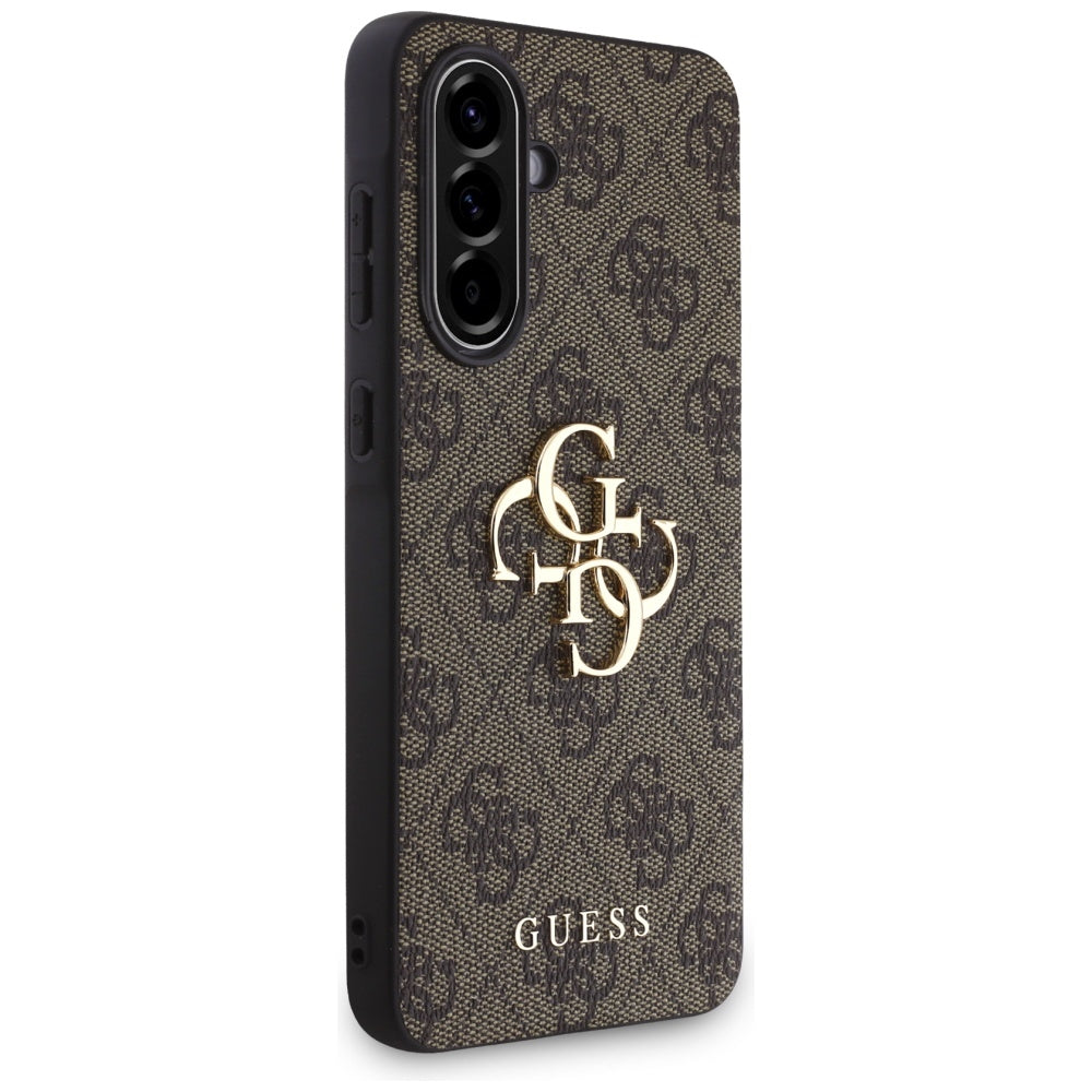 Θήκη για Samsung Galaxy A56 A566, Guess, 4G Big Logo, Καφέ