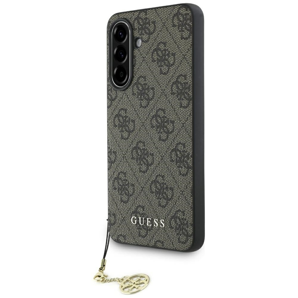 Θήκη για Samsung Galaxy A56 A566, Guess, 4G Charm, Καφέ