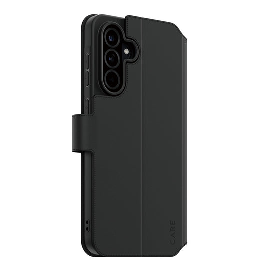 Case for Samsung Galaxy A56 A566, PanzerGlass, Care Feature Kickstand Wallet, Black