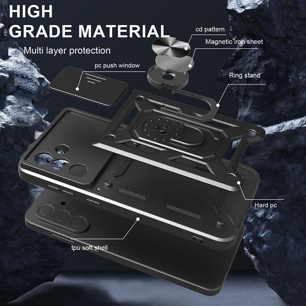 Θήκη για Samsung Galaxy A56 A566, Techsuit, CamShield, Μπλε