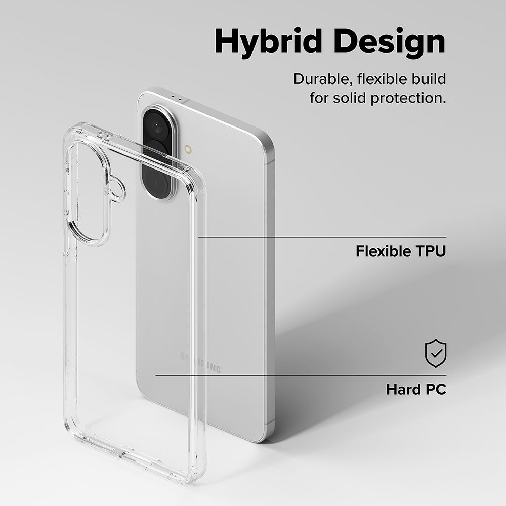 Θήκη για Samsung Galaxy A57 5G, Ringke, Fusion, Διάφανη