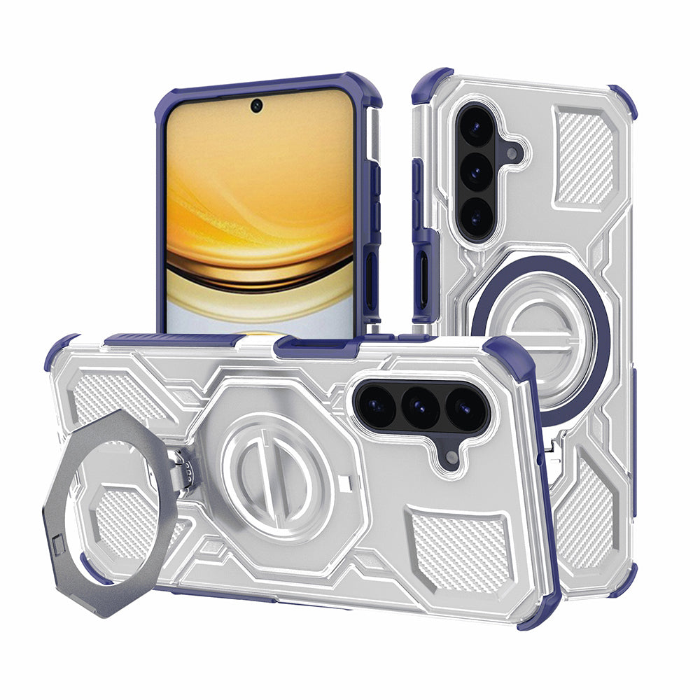 Θήκη για Samsung Galaxy A57 5G, Techsuit, Carbon Shield Pro, Μπλε