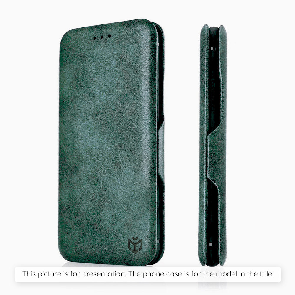 Case for Samsung Galaxy A57 5G, Techsuit, Safe Wallet Plus, Green
