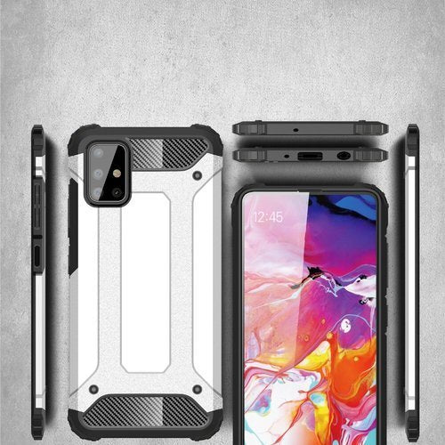 Θήκη για Samsung Galaxy A71 A715, Techsuit, Hybrid Armor, Μαύρη