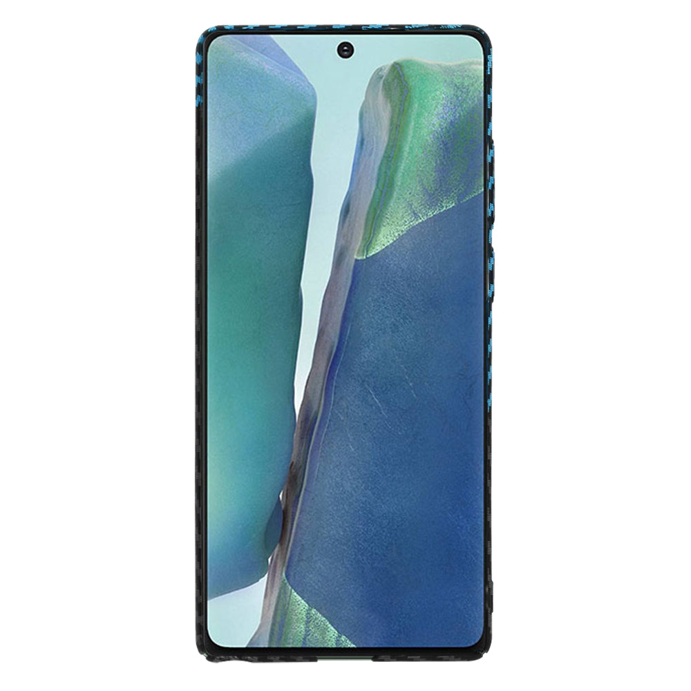 Θήκη για Samsung Galaxy Note 20 5G N981 / Note 20 N980, Techsuit, Carbonite FiberShell, Μαύρο Μπλε