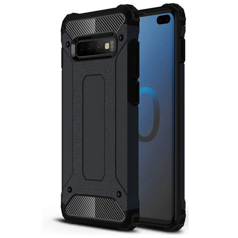Θήκη για Samsung Galaxy S10+ G975, Techsuit, Hybrid Armor, Μαύρη