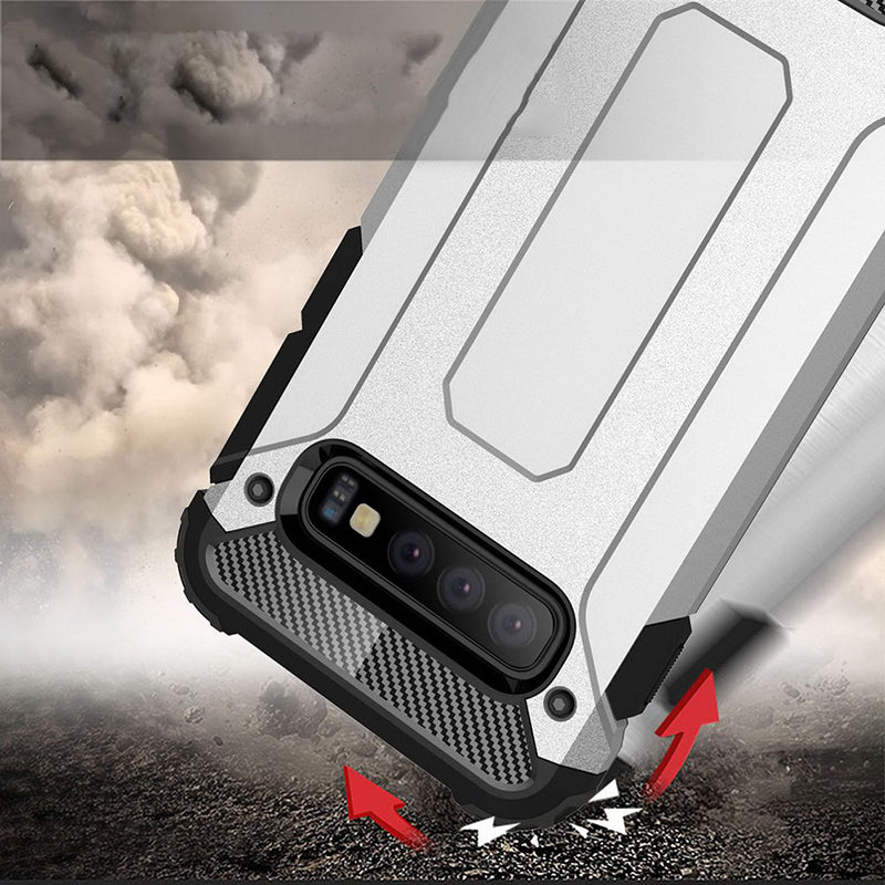Θήκη για Samsung Galaxy S10+ G975, Techsuit, Hybrid Armor, Μαύρη