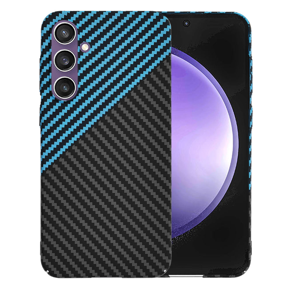 Θήκη για Samsung Galaxy S23 FE S711, Techsuit, Carbonite FiberShell, Μαύρο Μπλε