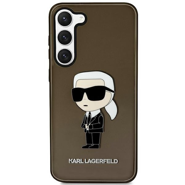 Θήκη για Samsung Galaxy S23+ S916, Karl Lagerfeld, Ikonik Karl, Μαύρη