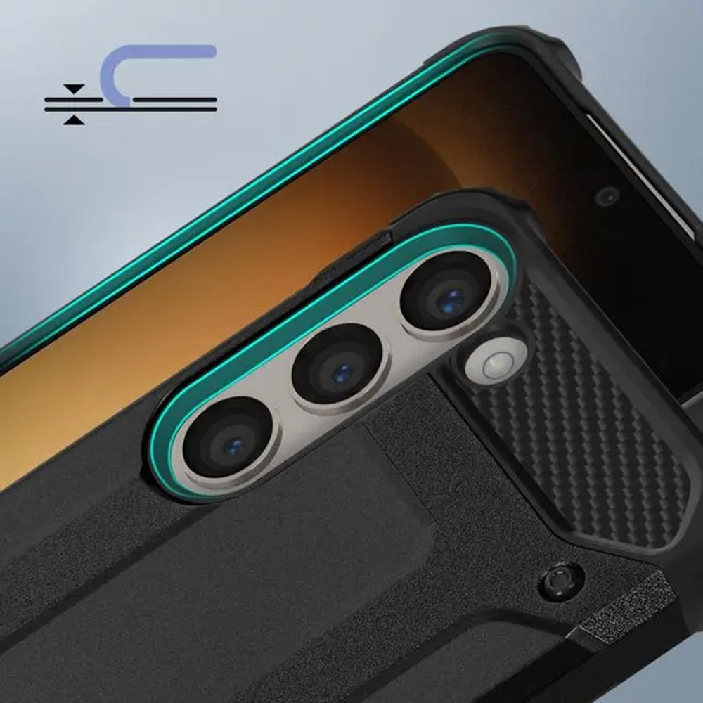 Θήκη για Samsung Galaxy S23+ S916, Techsuit, Hybrid Armor, Μαύρη