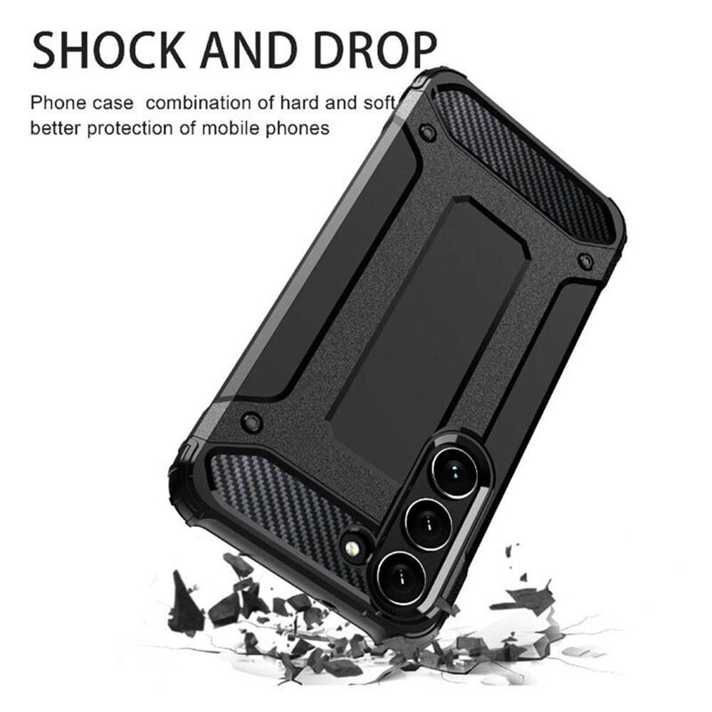 Θήκη για Samsung Galaxy S23+ S916, Techsuit, Hybrid Armor, Μαύρη