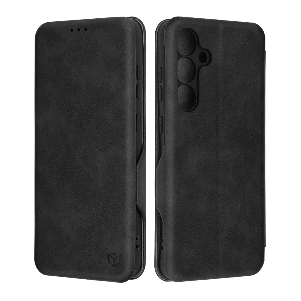 Θήκη για Samsung Galaxy S24 FE S721, Techsuit, Safe Wallet Plus, Μαύρο