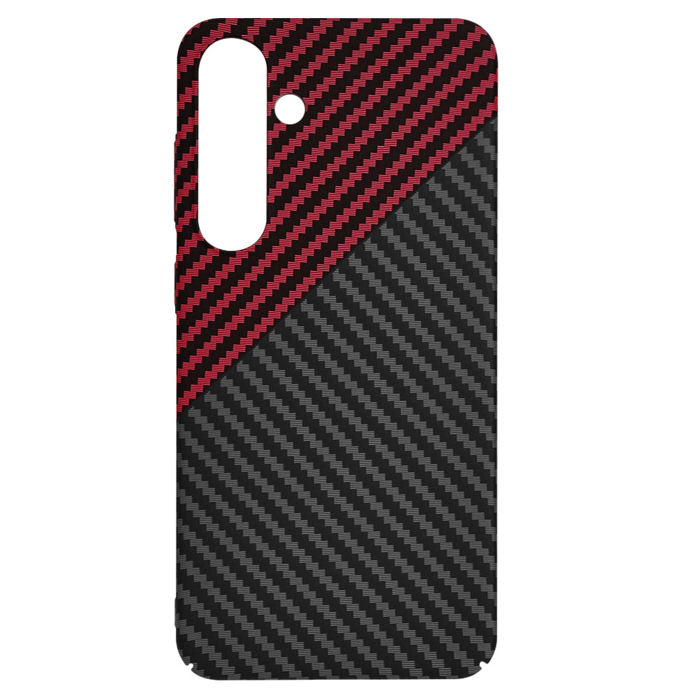 Θήκη για Samsung Galaxy S24+ S926, Techsuit, Carbonite FiberShell, Μαύρο Κόκκινο
