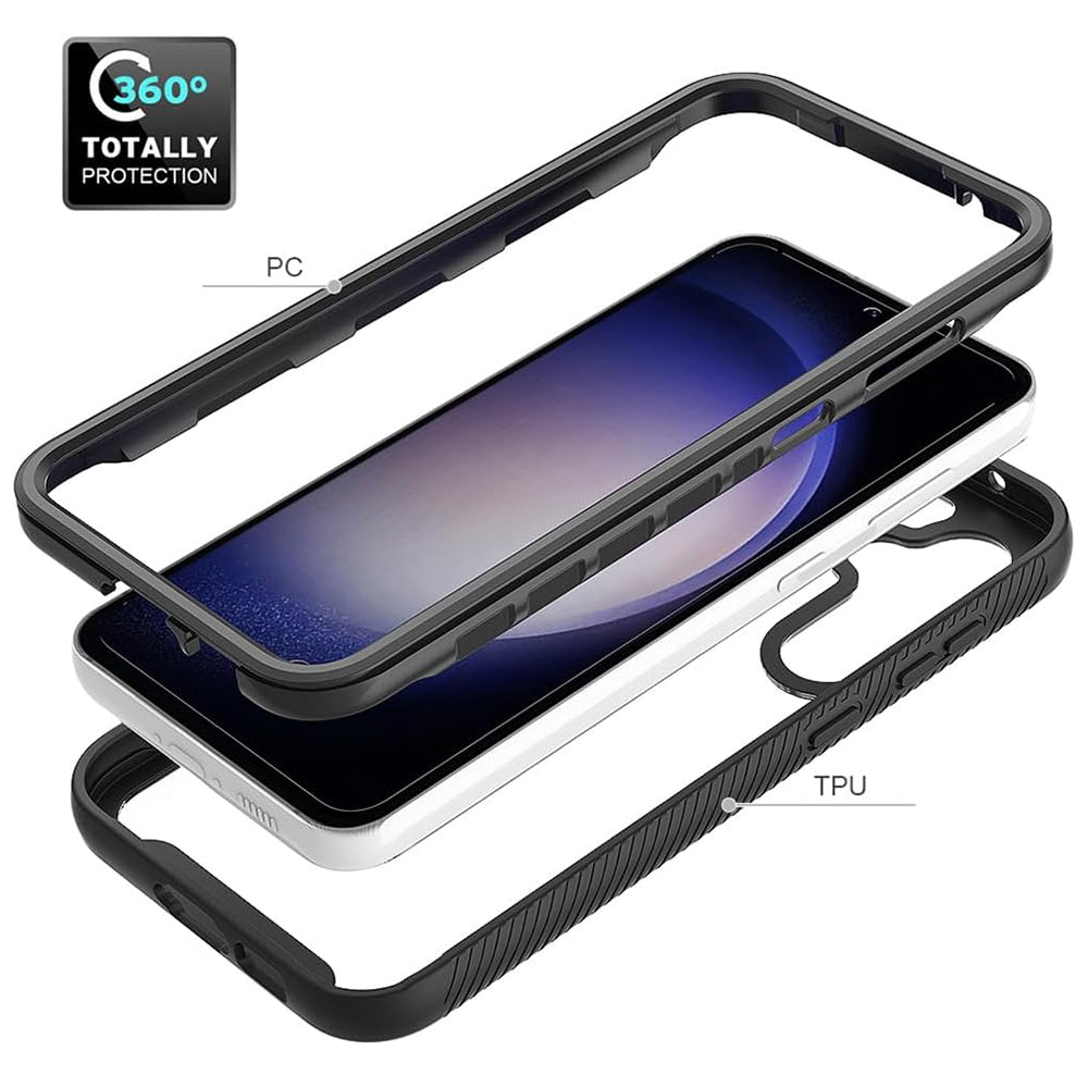 Θήκη για Samsung Galaxy S24+ S926, Techsuit, Defense360 Pro, Μαύρη