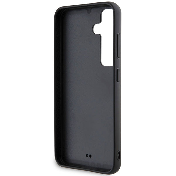 Θήκη για Samsung Galaxy S24 S921, Karl Lagerfeld, Rhinestone Metal Plate, Μαύρη