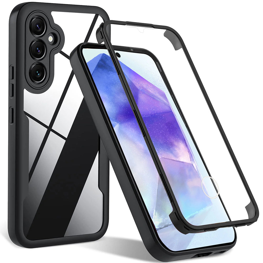 Θήκη για Samsung Galaxy S24 S921, Techsuit, ColorVerse 360, Μαύρο
