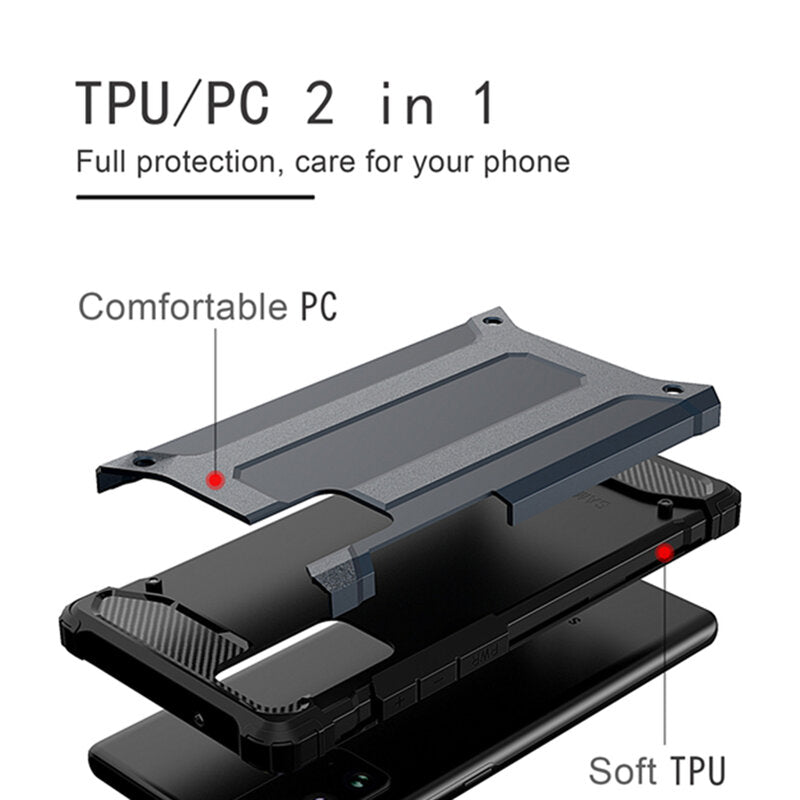 Θήκη για Samsung Galaxy S24 Ultra S928, Techsuit, Hybrid Armor, Μαύρη
