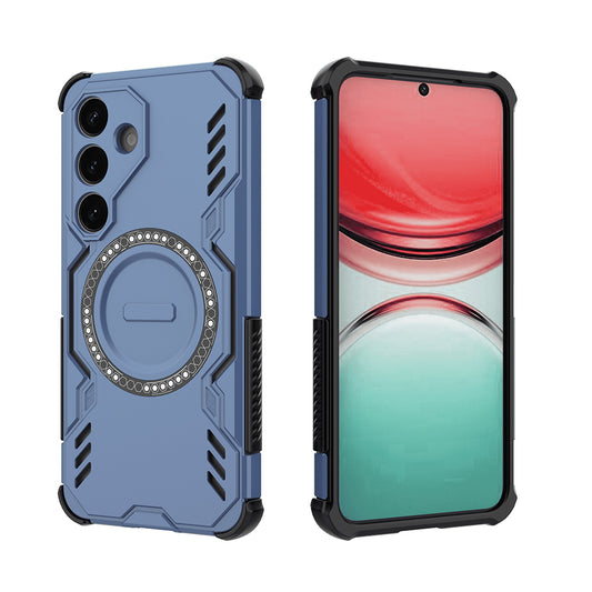 Θήκη MagSafe για Samsung Galaxy S25 FE, Techsuit, ArmorMag, Μπλε
