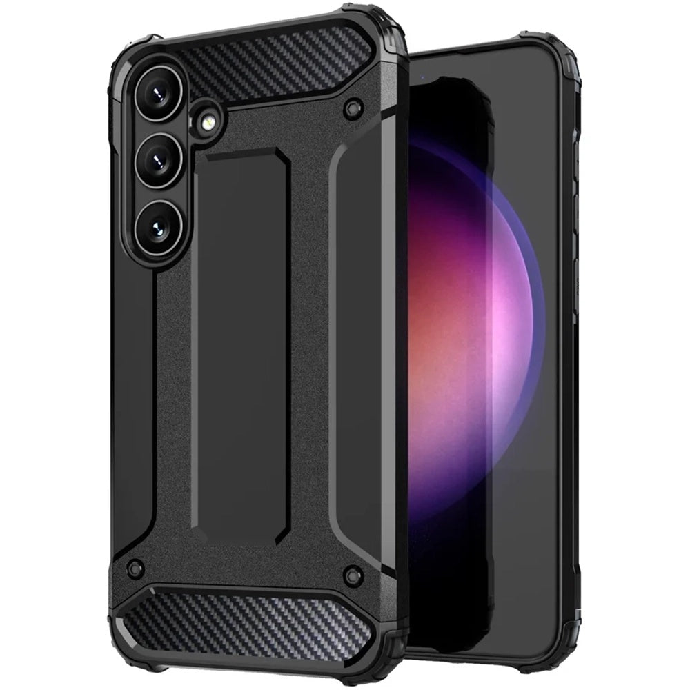 Θήκη για Samsung Galaxy S25+ S936, Techsuit, Hybrid Armor, Μαύρη