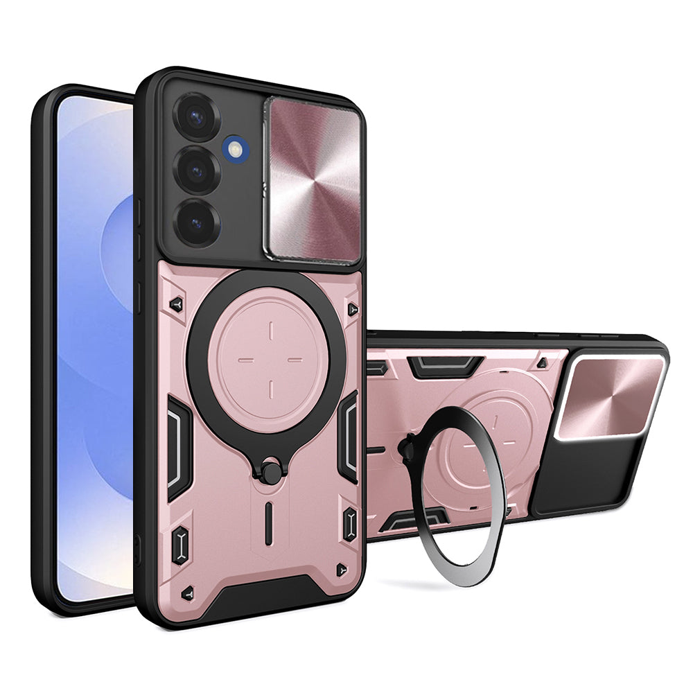 Θήκη για Samsung Galaxy S25 S931, Techsuit, CamGuard Pro, Ροζ Χρυσό