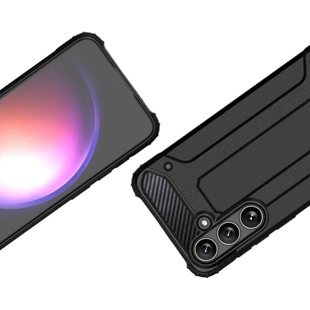 Θήκη για Samsung Galaxy S25 S931, Techsuit, Hybrid Armor, Μαύρη