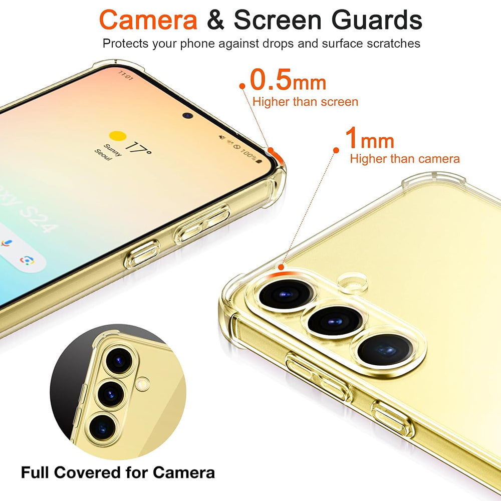 Θήκη για Samsung Galaxy S25 S931, Techsuit, Ανθεκτική σε Κρούσεις Διαφανής, Διάφανη