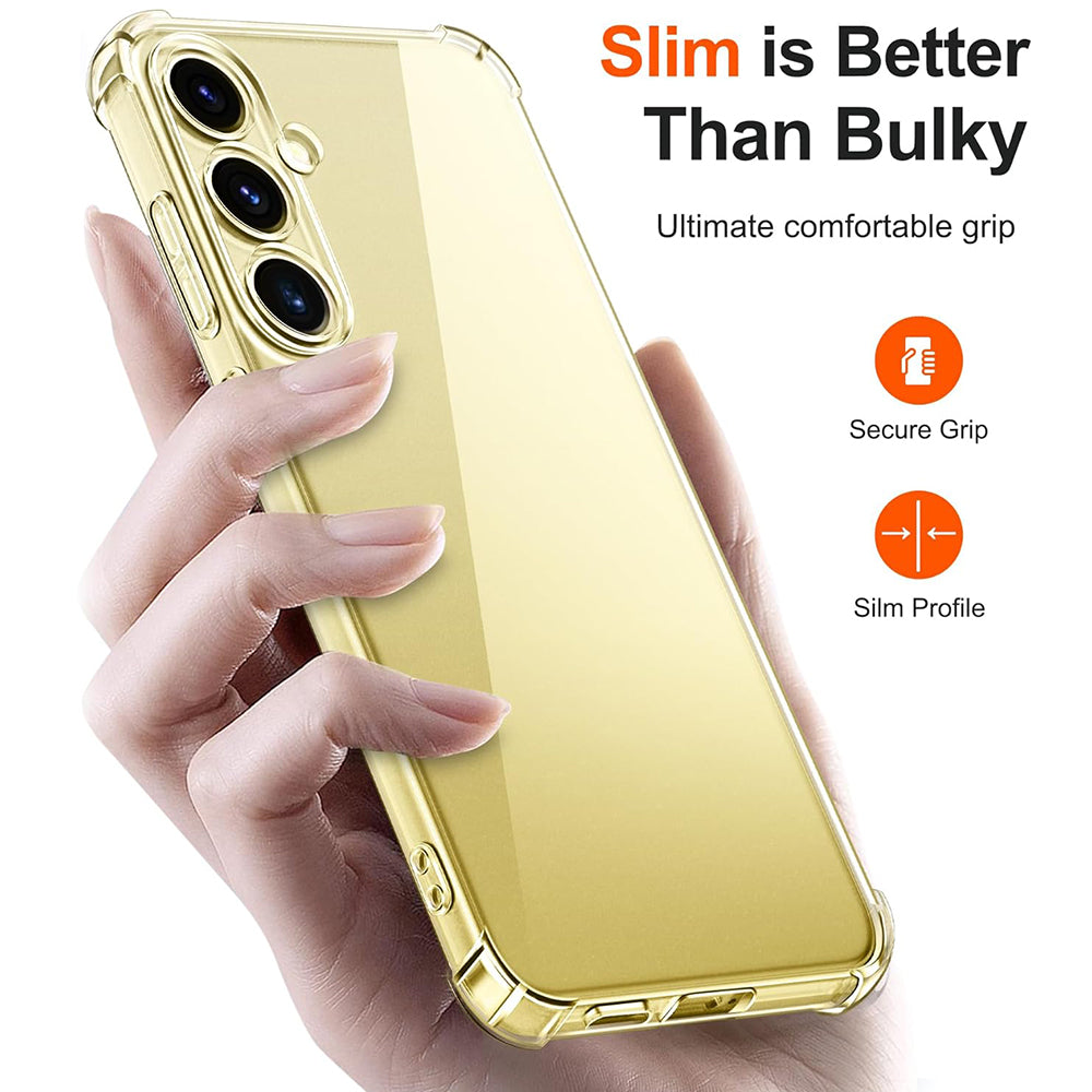Θήκη για Samsung Galaxy S25 S931, Techsuit, Ανθεκτική σε Κρούσεις Διαφανής, Διάφανη