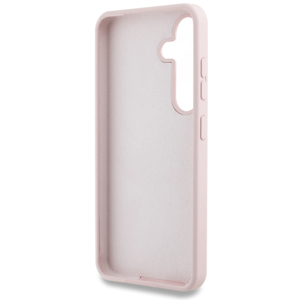 Θήκη για Samsung Galaxy S25 Ultra S938, Guess, 4G Grained Big and Classic Logo, Ροζ