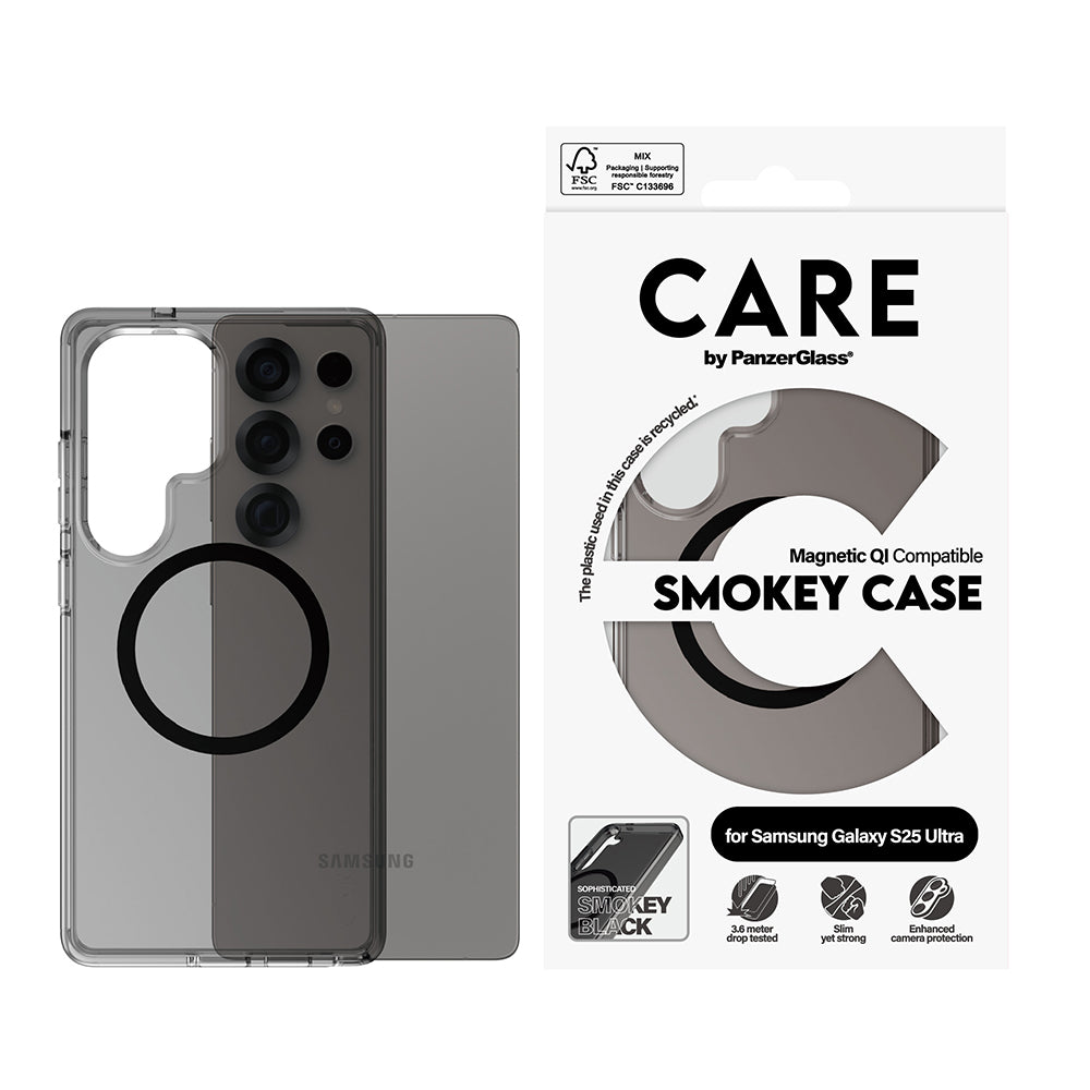 Θήκη για Samsung Galaxy S25 Ultra S938, PanzerGlass, Care Urban Combat, Μαύρη