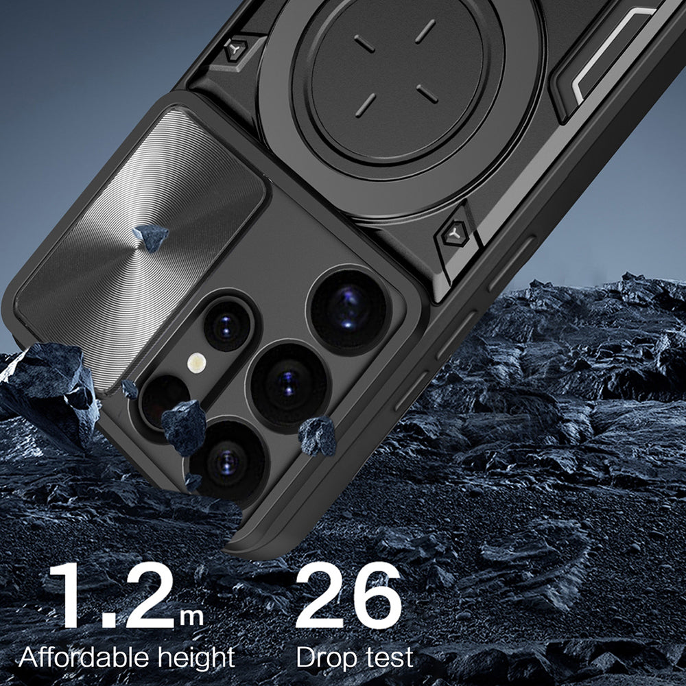 Θήκη για Samsung Galaxy S25 Ultra S938, Techsuit, CamGuard Pro, Ροζ Χρυσό