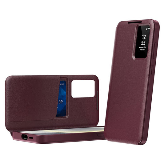 Θήκη για Samsung Galaxy S25 Ultra S938, Techsuit, SmartView, Κόκκινο