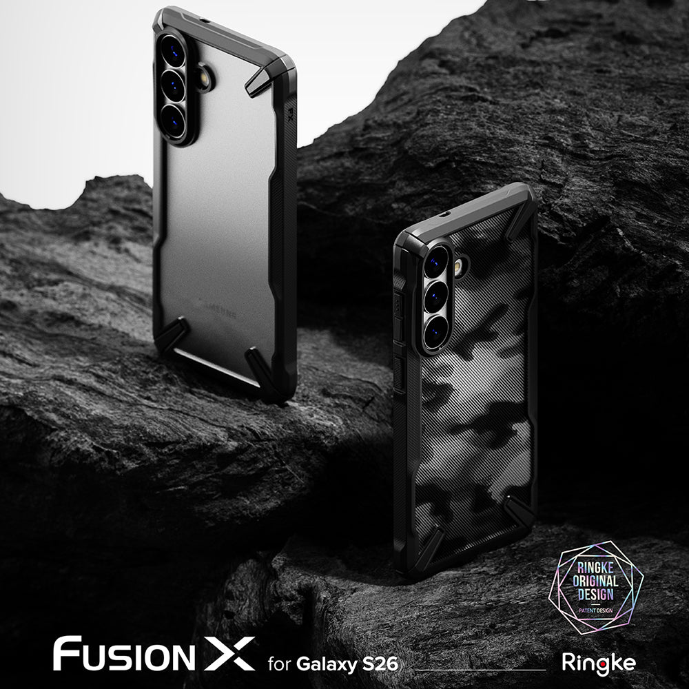 Θήκη για Samsung Galaxy S26 Plus S947, Ringke, Fusion X, Μαύρη